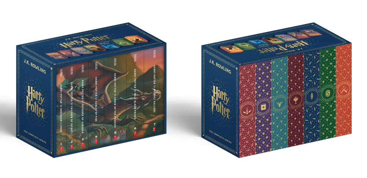 Harry Potter Deluxe Paperback Box Set 1-7 With Stenciled Edges 1