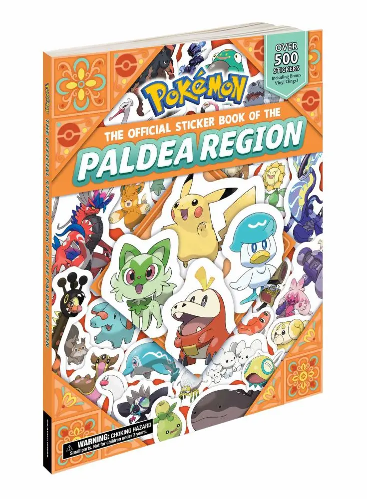 Pokemon Paldea Region Official Sticker Adventure Book 1