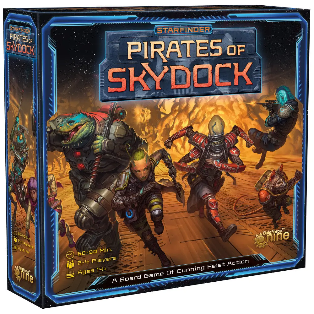 Starfinder: Pirates Of Skydock Strategic Heist Board Game 1