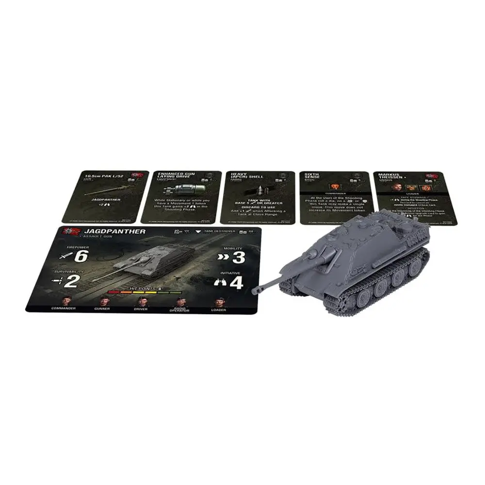 World Of Tanks: German Jagdpanther Expansion - Detailed Miniatures Game 1