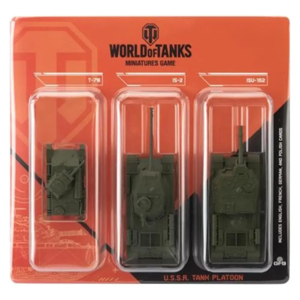 World Of Tanks: Ussr Tank Platoon Miniatures Game - T-70, Is-2, Isu-152 1