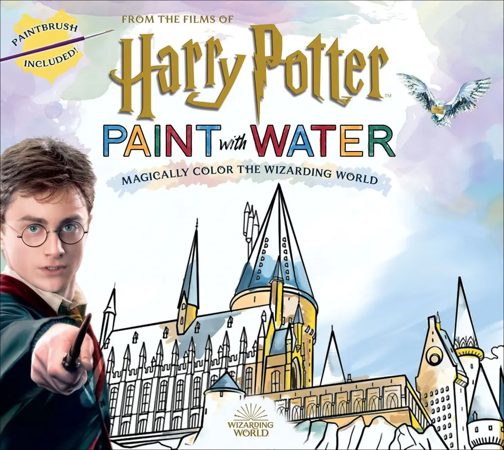 Harry Potter Watercolor Magic: Paint With Water Paperback 1