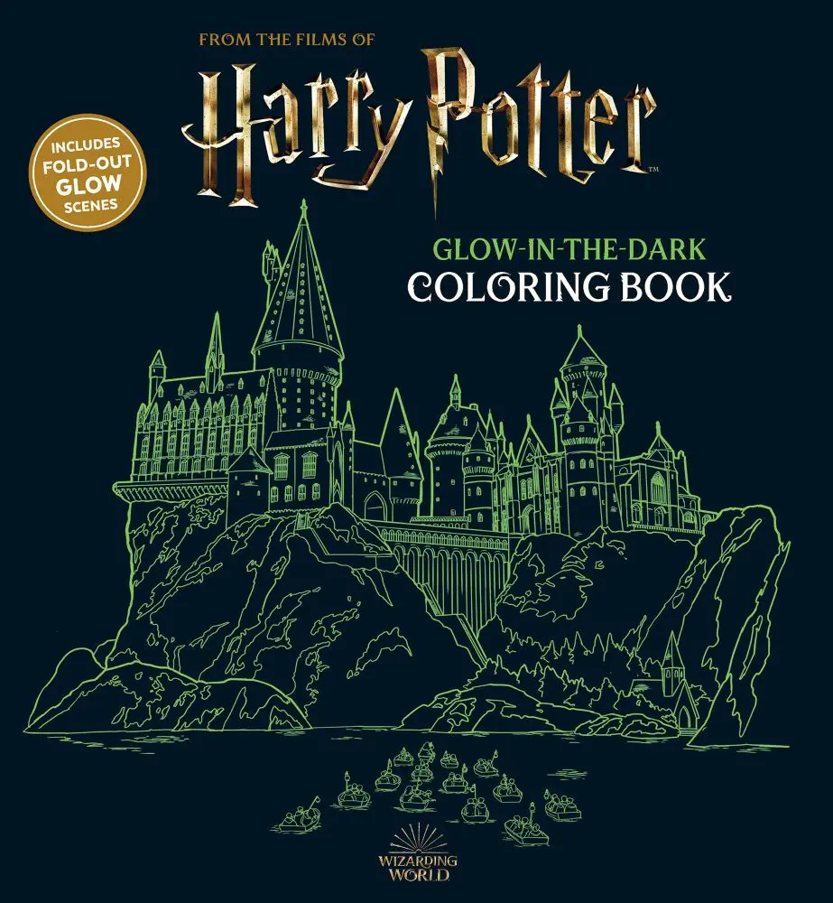 Harry Potter Glow-In-The-Dark Coloring Book - Magical Film Scenes 1