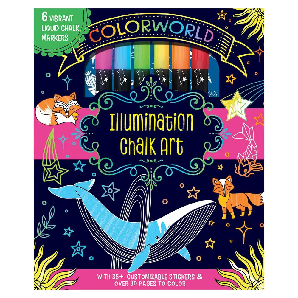 Colorworld Illumination Chalk Art Coloring Kit 1