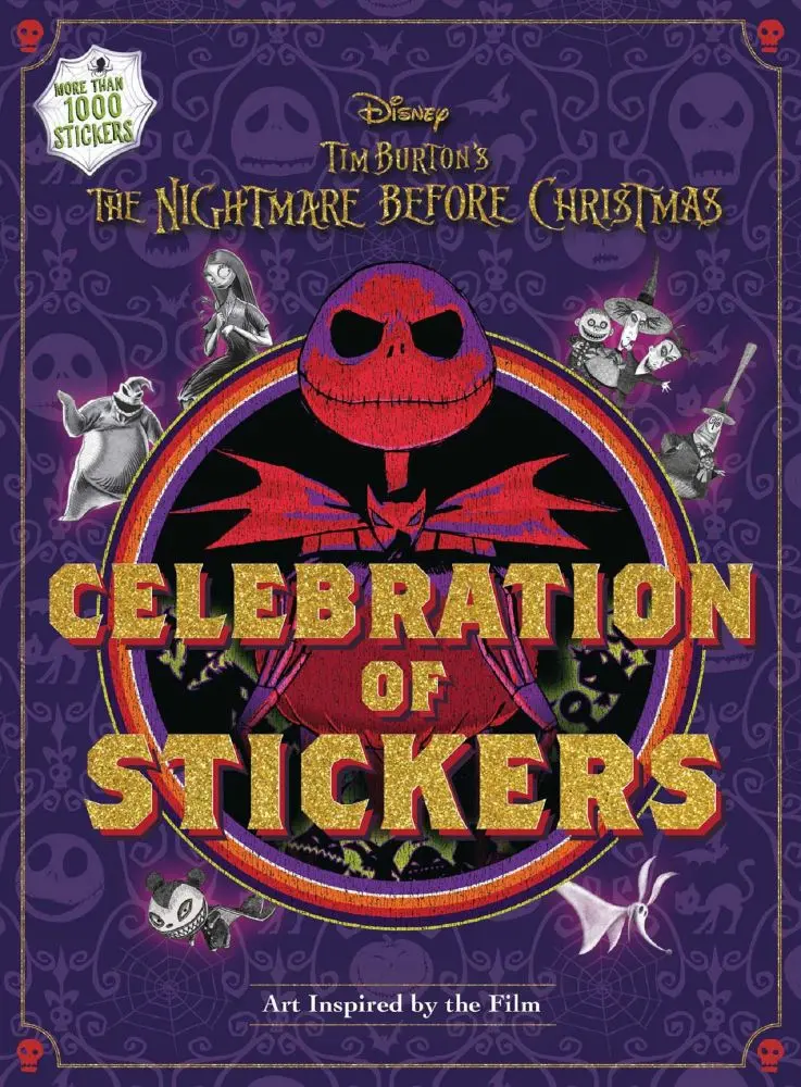 Disney Tim Burton's The Nightmare Before Christmas Sticker Book Celebration 1