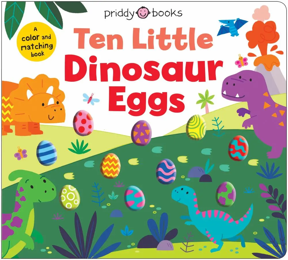 Priddy Books Little Squishies: Ten Little Dinosaur Eggs Interactive Board Book 1
