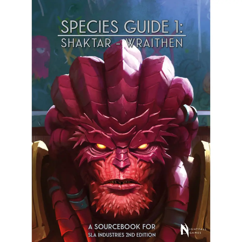 Nightfall Games Sla Industries Species Guide 1: Shaktar/Wraithen Hardcover Rpg Sourcebook 1