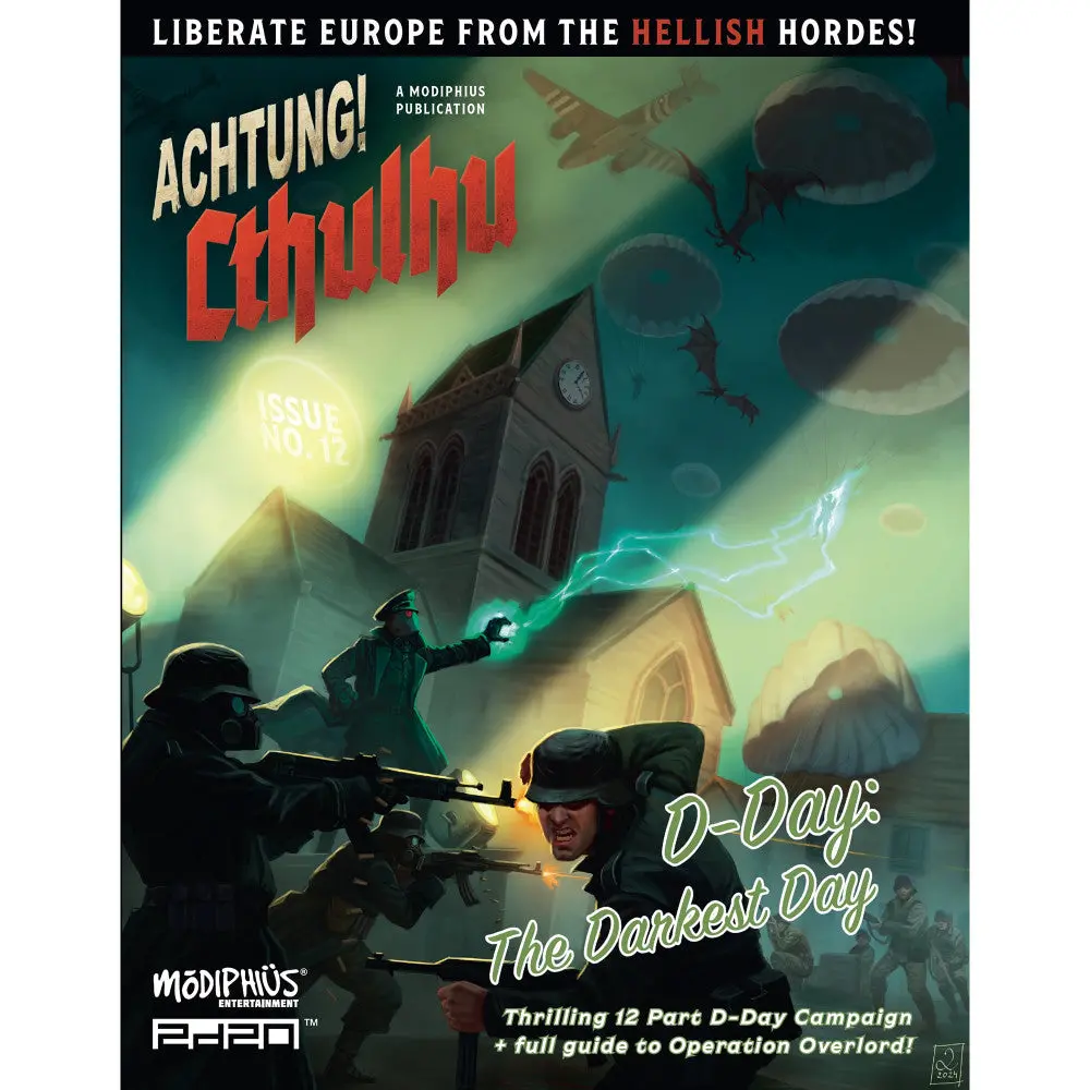 Modiphius Entertainment Achtung! Cthulhu 2D20 - D-Day: The Darkest Day Rpg Adventure 1