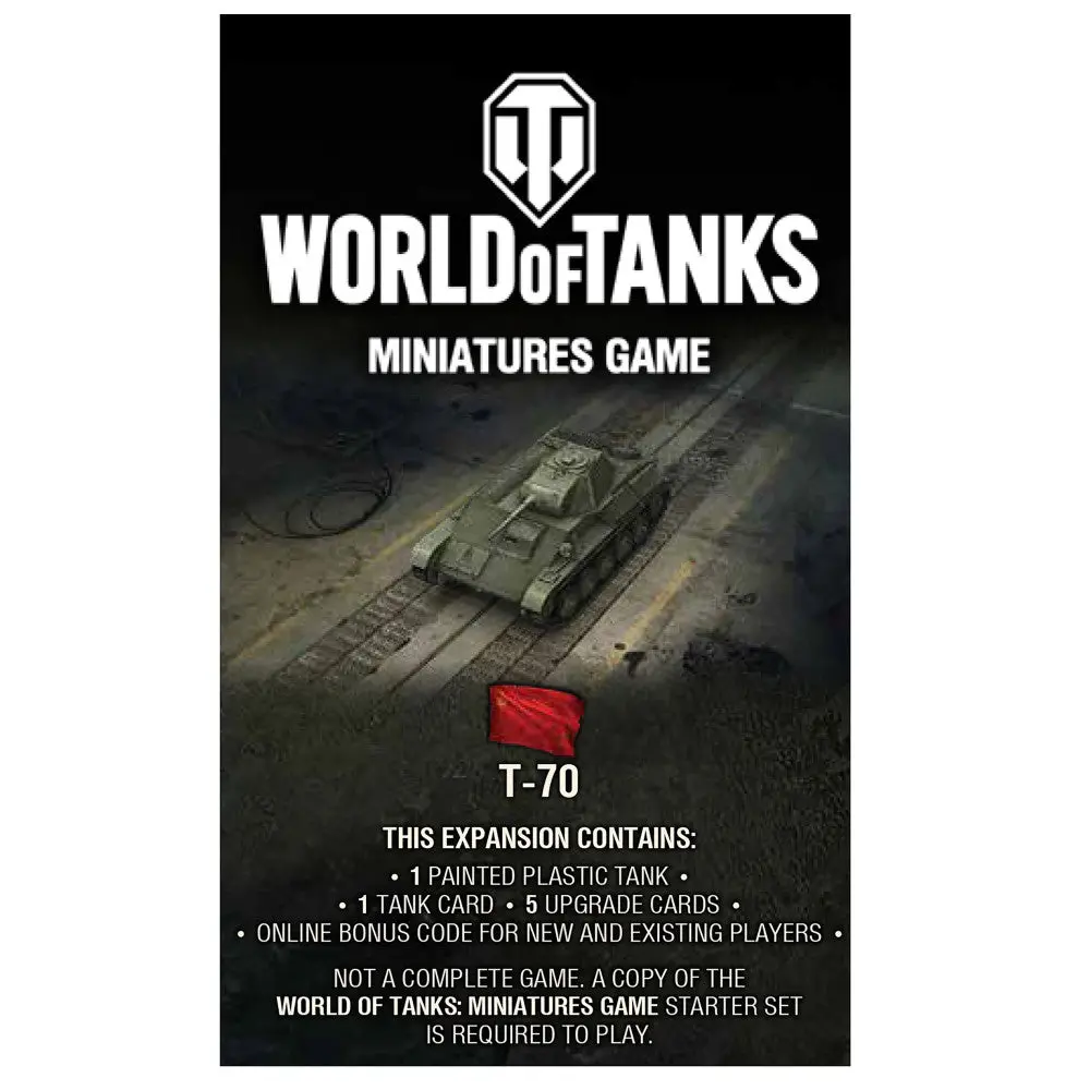 Gf9 World Of Tanks: Soviet T-70 Light Tank Expansion Miniatures Game 1
