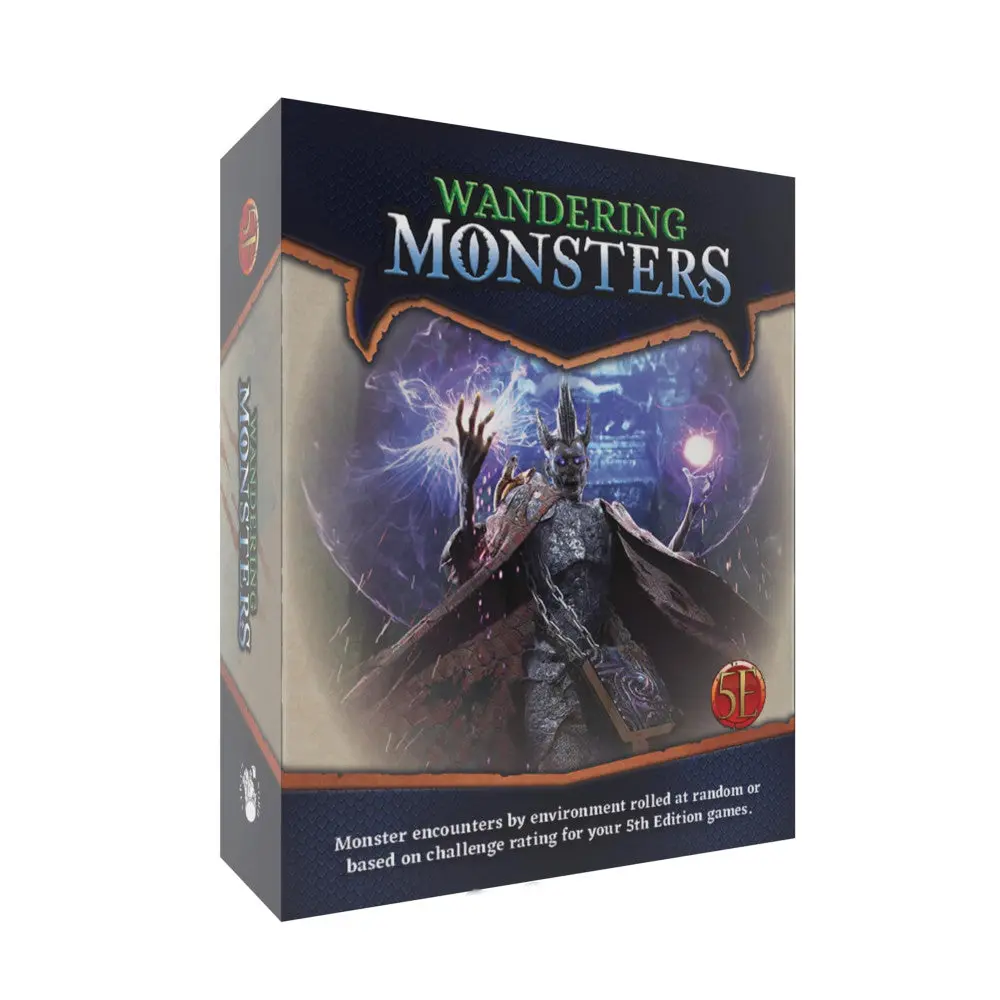 Nord Games: Wandering Monsters 300-Card Boxed Set - 5E Rpg Storytelling Cards 1