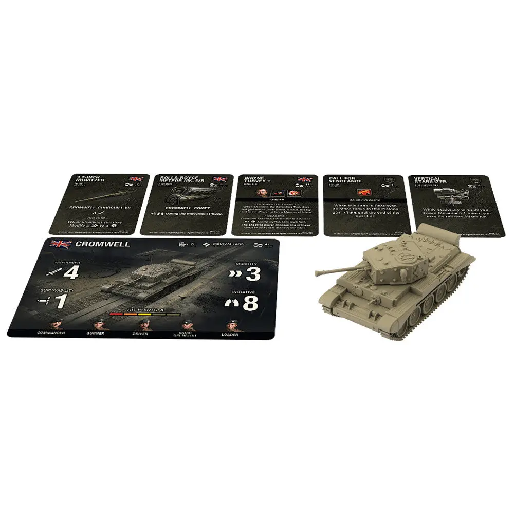 World Of Tanks: British Cromwell Tank Expansion Miniatures Game 1