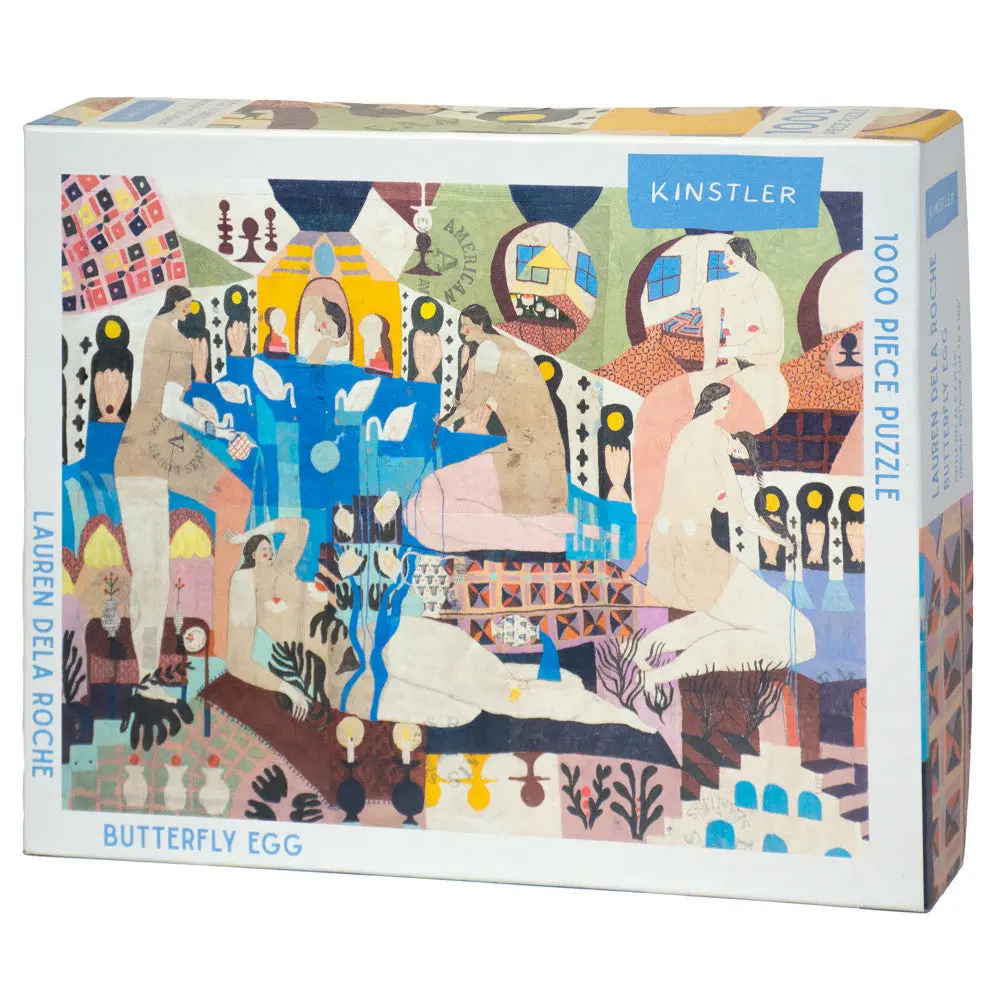 Kinstler Butterfly Egg - 1000 Piece Jigsaw Puzzle, 26.5" X 19.25" 1