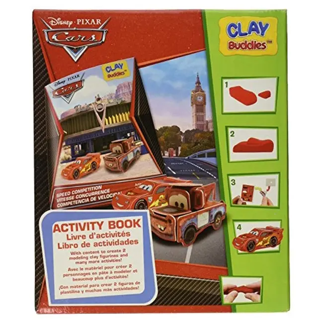 Disney Pixar Cars Clay Buddies Starter Kit - Mold & Display 1