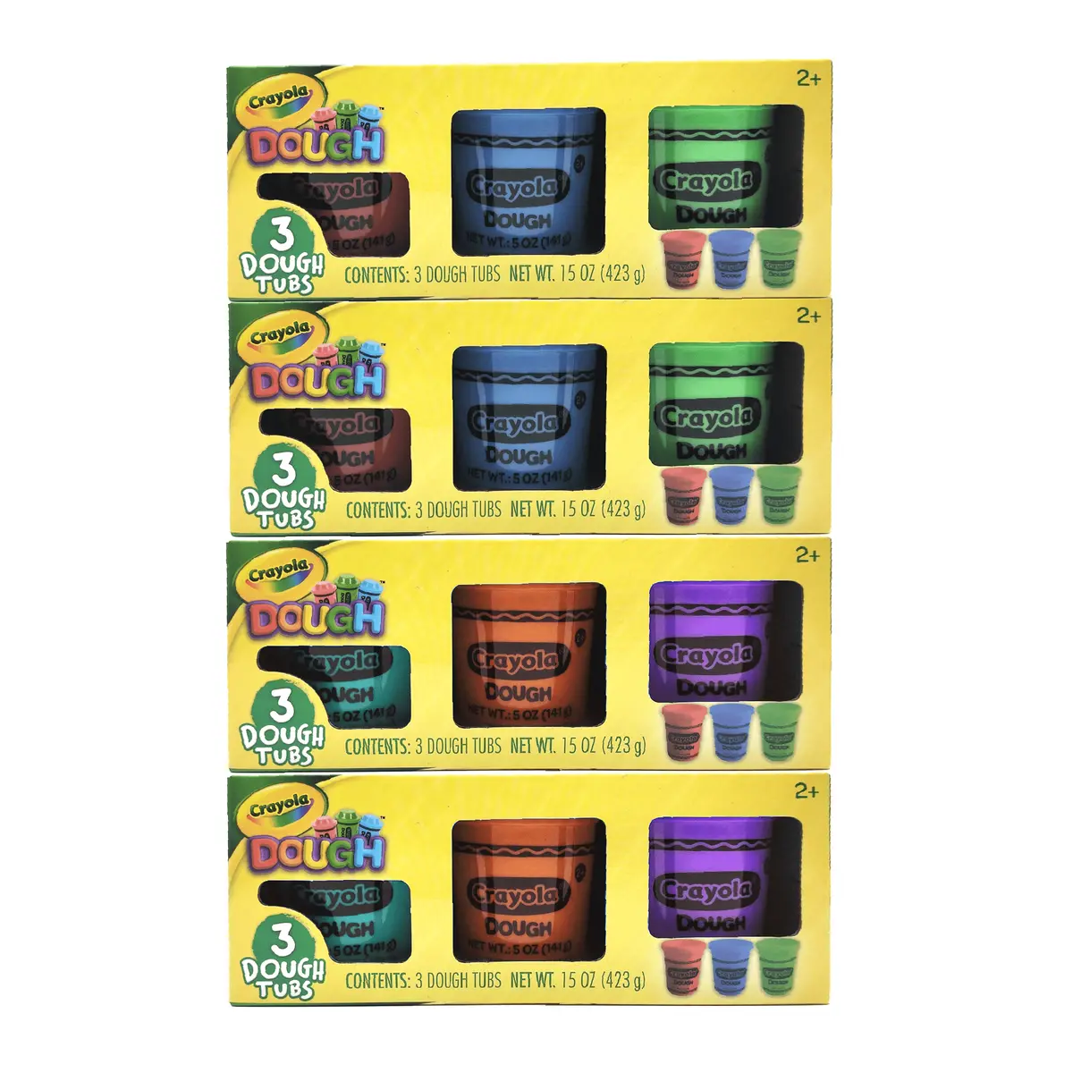 Crayola Creative Play 12Pk Colorful Dough/Slime Kit 1