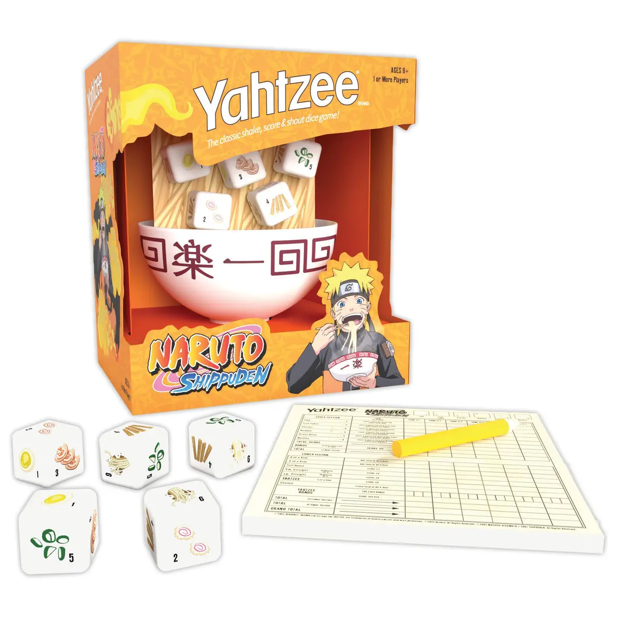 Naruto Shippuden Yahtzee Collectible Dice Game 1