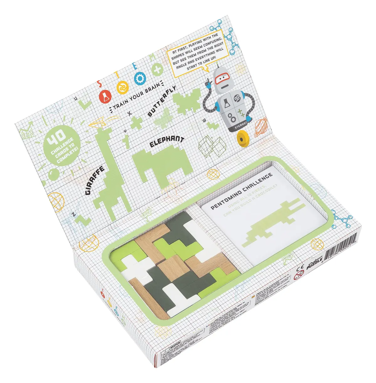 Stem S.T.E.M. Pentomino Puzzle Game - Dynamic Geometry Challenges 1