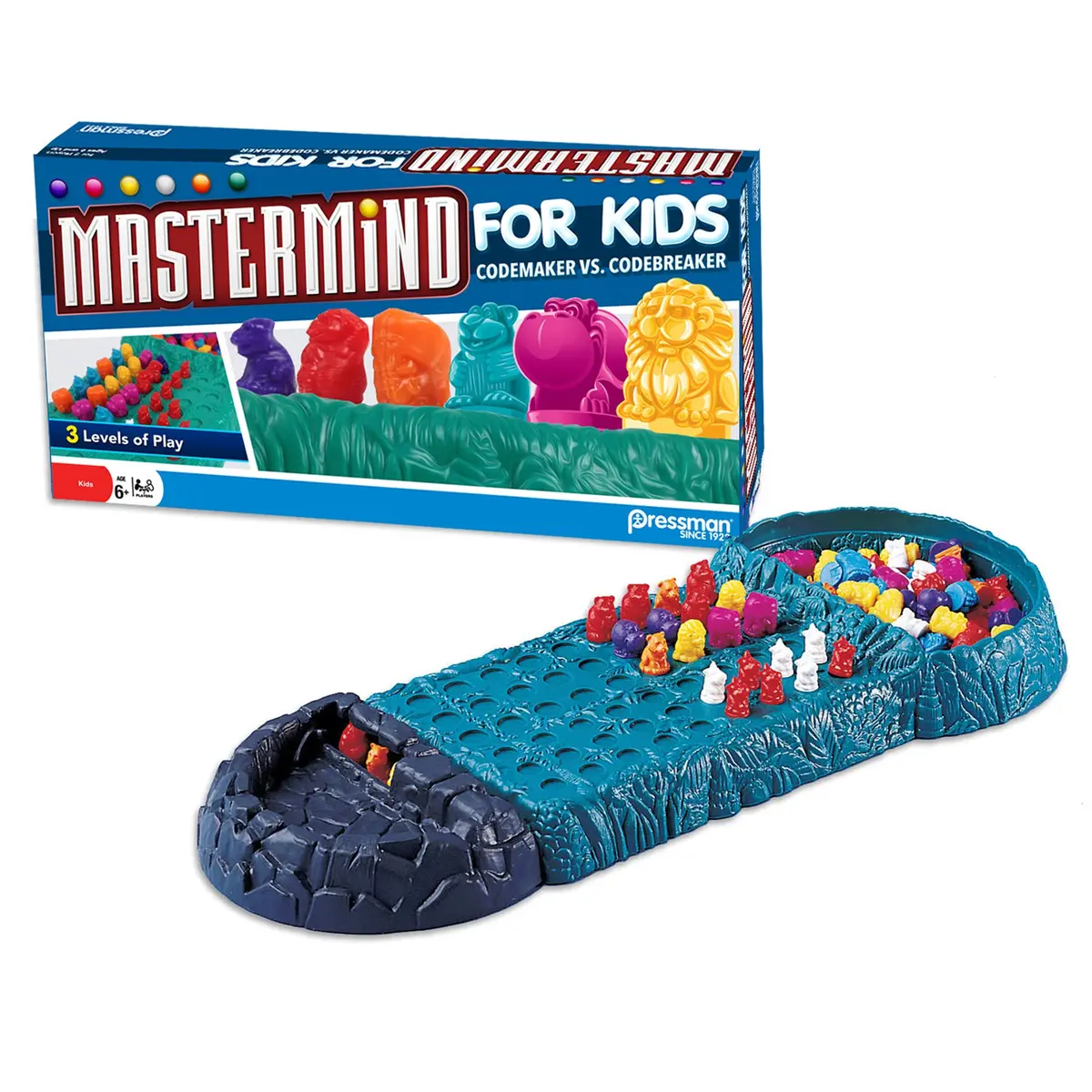 Pressman Mastermind Jungle Animals Edition Logic Game For Kids 1