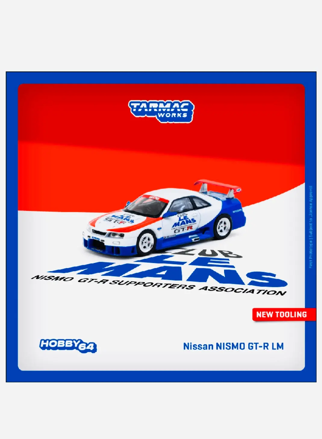 Tarmac Works Factory Sealed Hobby 64 Nissan Nismo Gt-R Lm Test Car 1