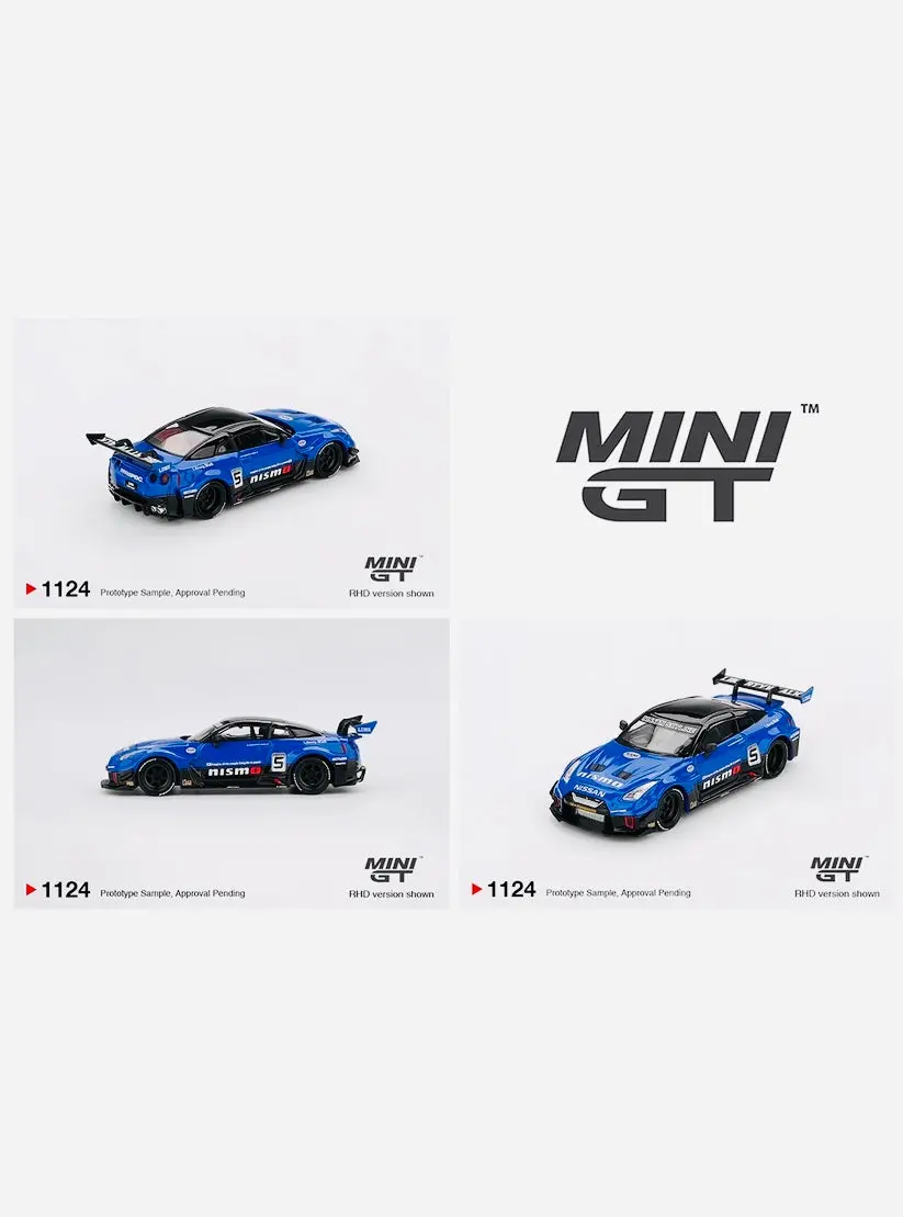 Mini Gt Mijo Exclusive Lb-Silhouette Works Gt Nissan 35Gt-Rr V2 Blue #1124 1