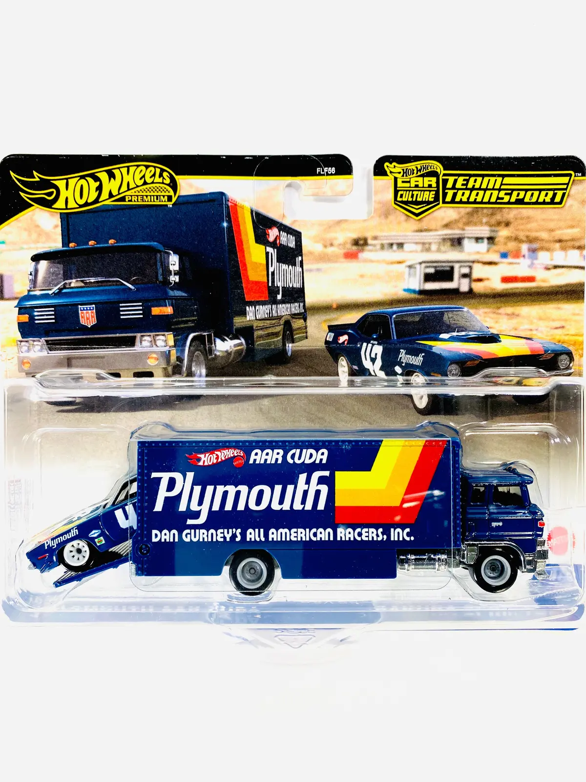 Hot Wheels 2024 Team Transport Case A '70 Plymouth Aar Cuda & Sakura Sprinter #63 - Damaged Card/Blister 1