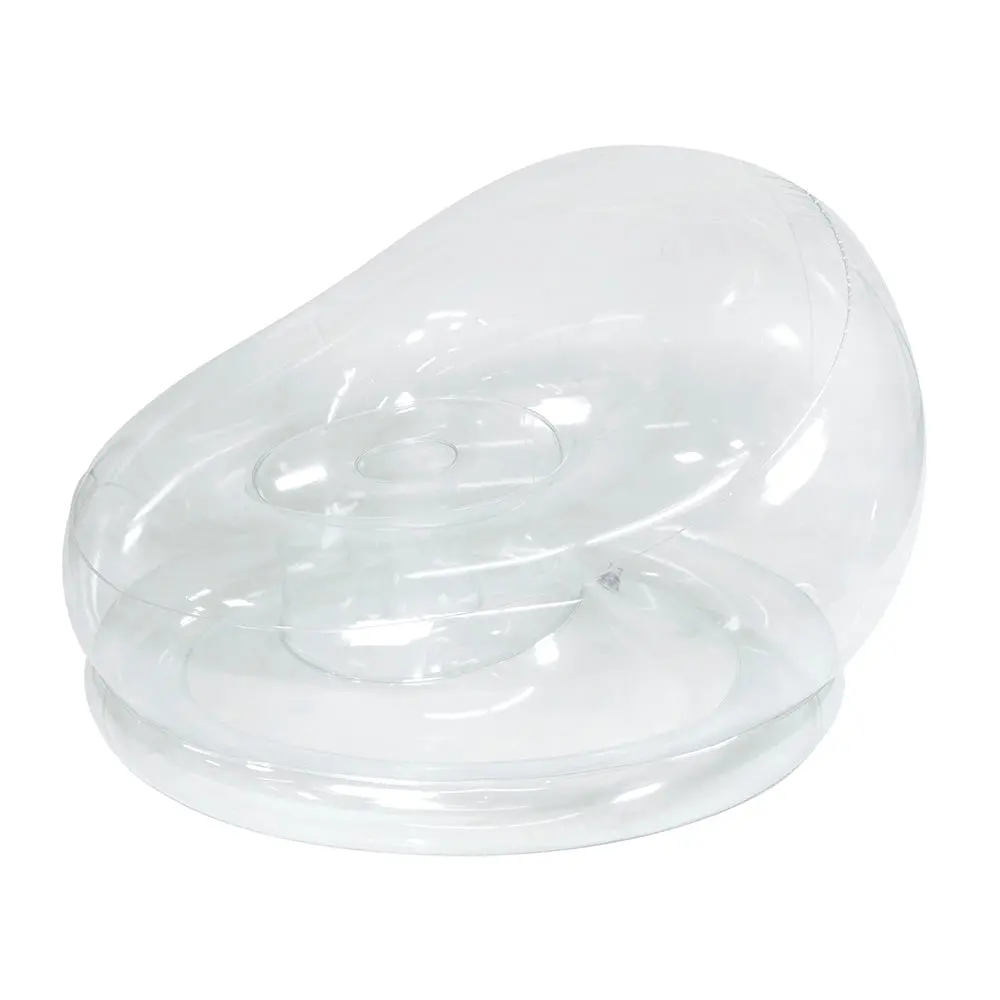 Aircandy Blochair - Elegant Crystal-Clear Inflatable Chair 1