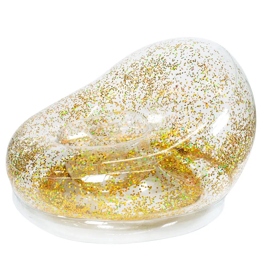 Aircandy Glitter Blochair - Sparkle With Gold Holographic Glitter 1