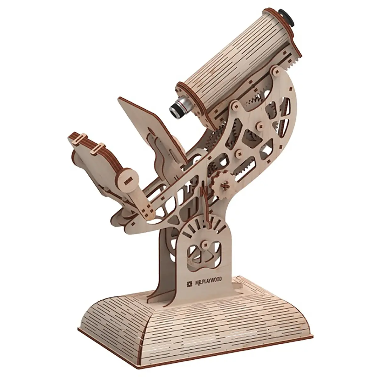 Mr.Playwood Microscope Mechanical Wooden 3D Stem Model 1