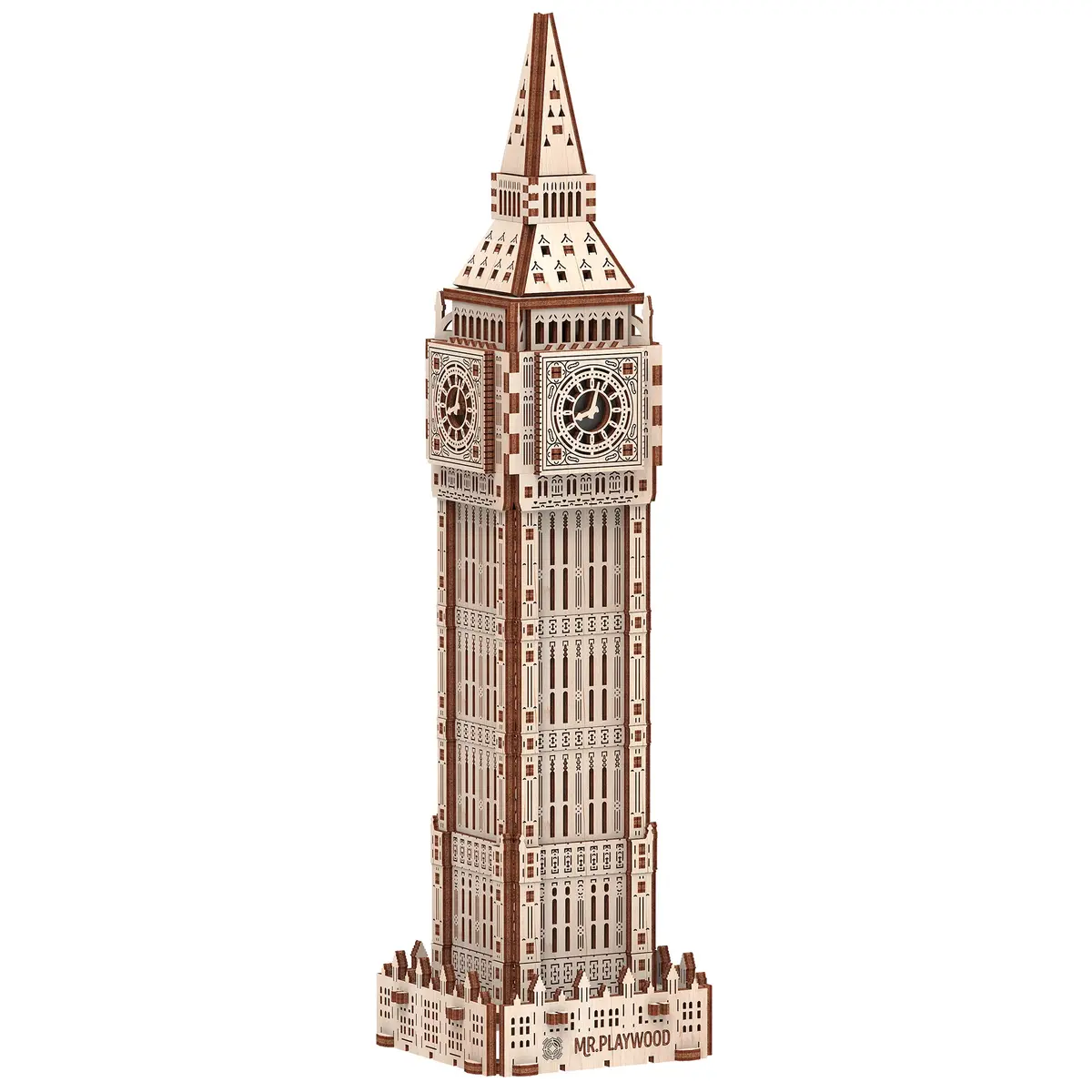 Mr.Playwood Big Ben 3D Wooden Stem Puzzle 1