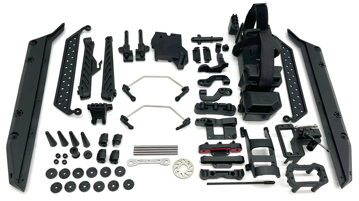 Arrma Fireteam 6S Blx  - Side Guards, Battery Tray, Roll Tower, Chassis Braces Ara7618 1