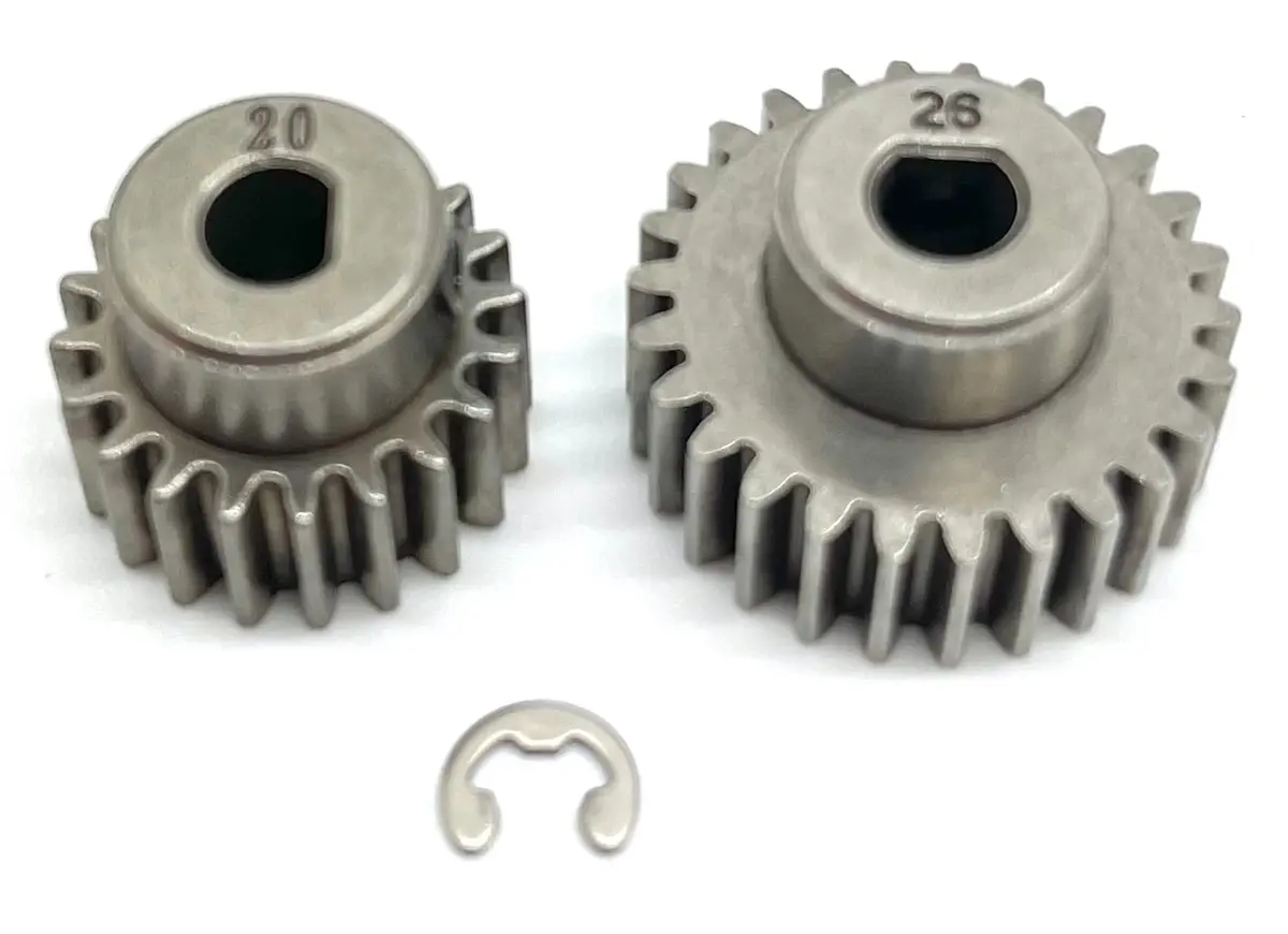 Arrma Infraction 4X4 3S Blx - Pinion Gear (20T 26T) 0.8Mod 5Mm Shaft Vendetta Ara4315v3 1