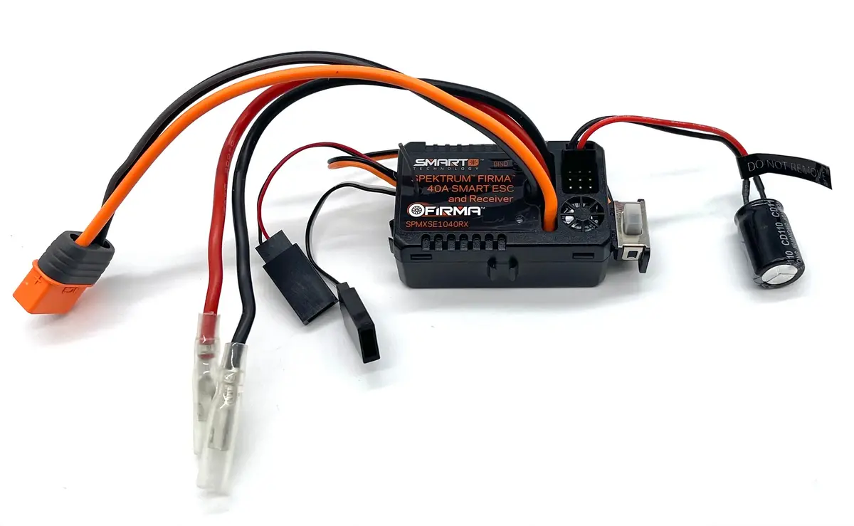 Axial Scx-10 Iii Cj-7 Esc Spektrum™ Firma™ 40A Smart Spmxse1040 Rx 2-In-1 Axi03008 1