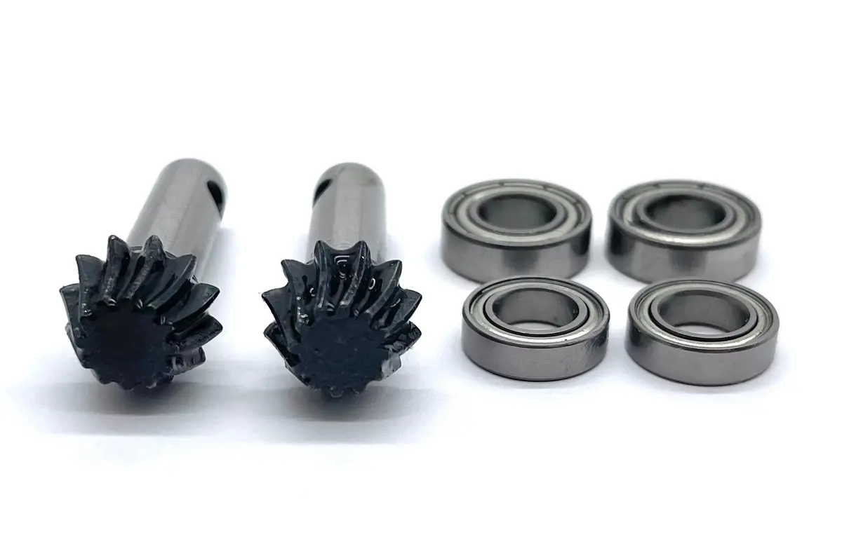 Axial Scx6 Trail Honcho Bevel Gears, F/R Diff Spiral (Axi252007) W/Bearings Axi05001 1