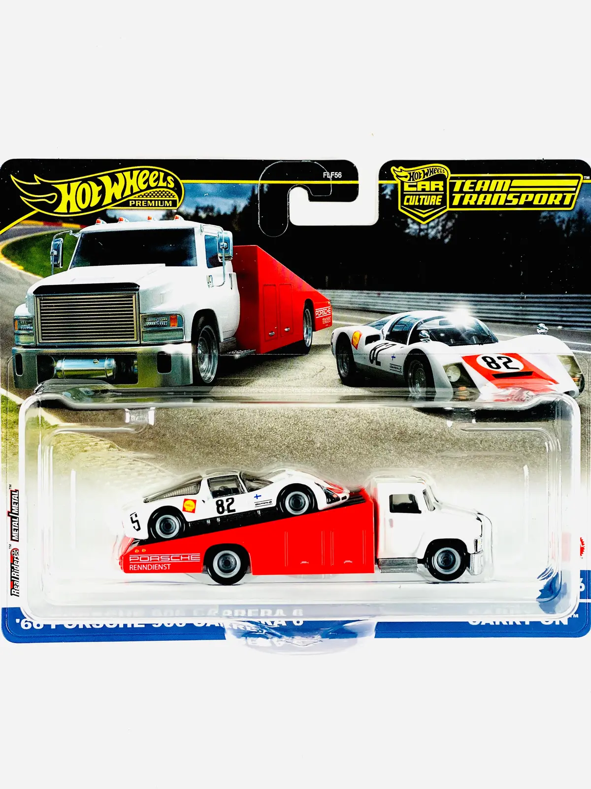 Hot Wheels 2024 Team Transport Case B '66 Porsche 906 Carrera 6 Carry On #66 1