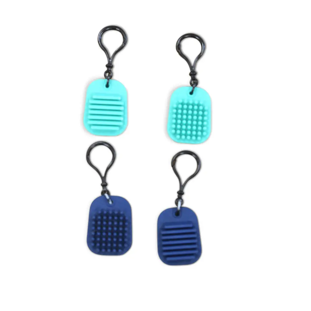 Bouncyband Calming Clips - Sensory Stress Relief Toy - Blue/Green 1