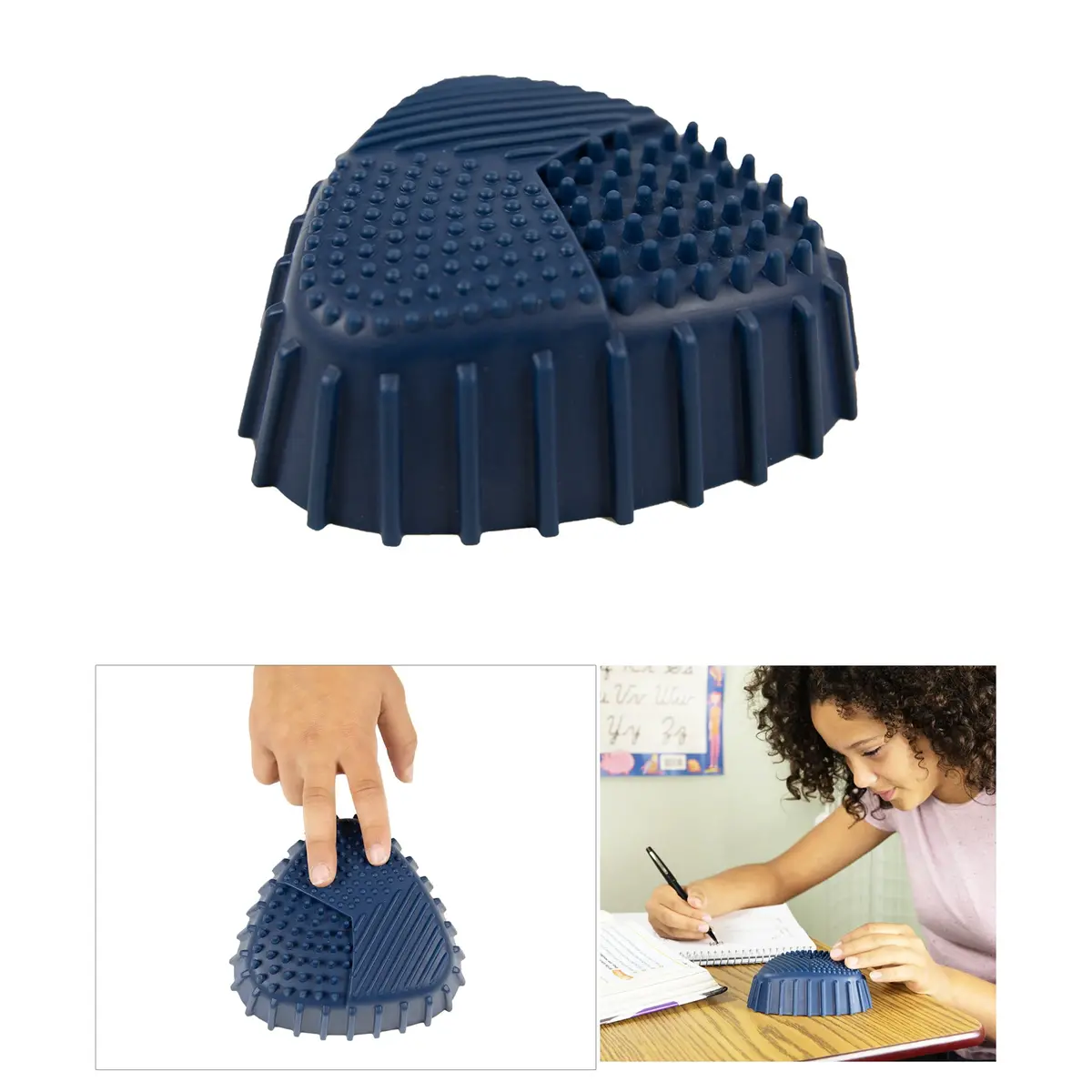 Bouncyband® Sensipod Desk Fidget Toy, Dark Blue 1