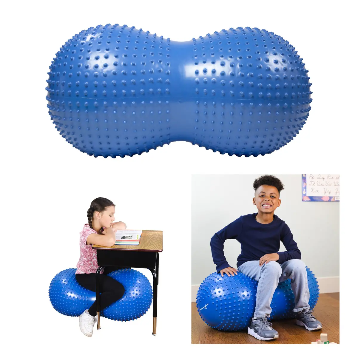 Bouncyband® Sensory Peanut Stability Ball For Active Seating And Play 1