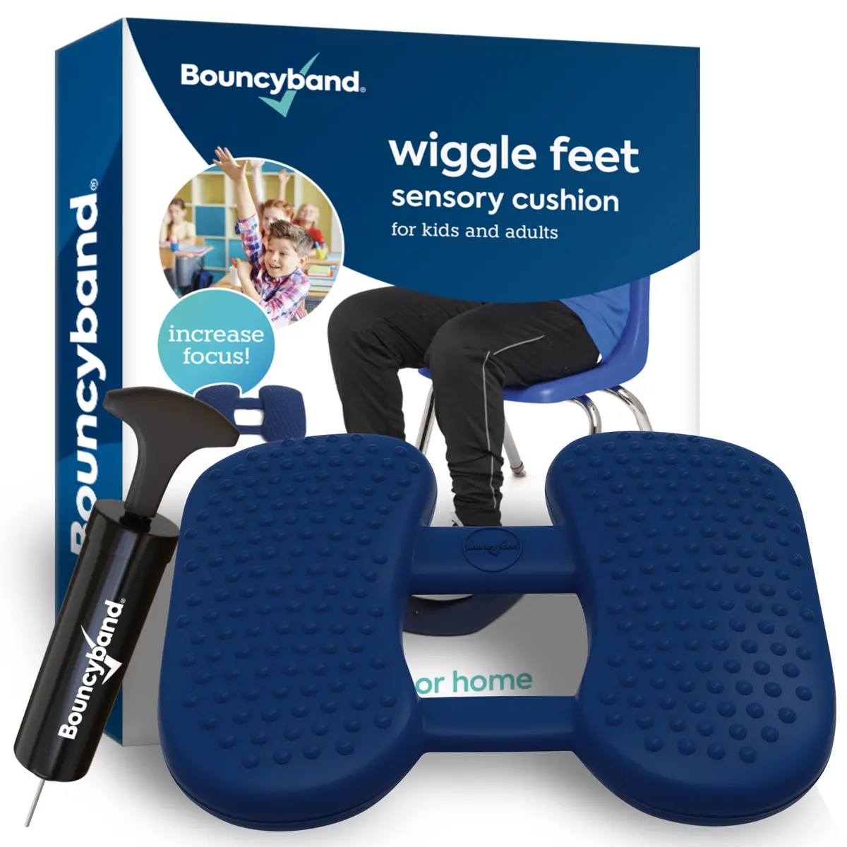 Bouncyband® Wiggle Feet Sensory Cushion: Focus & Fun In Motion 1