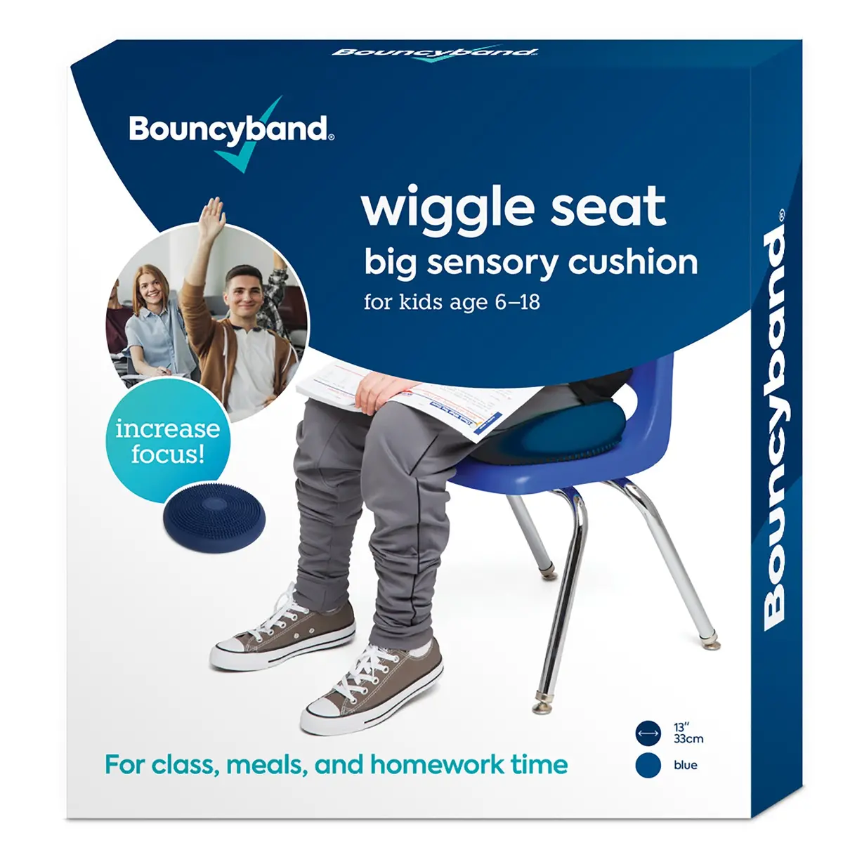 Bouncyband Big Wiggle Seat Sensory Cushion - Energize Your Seating! 1