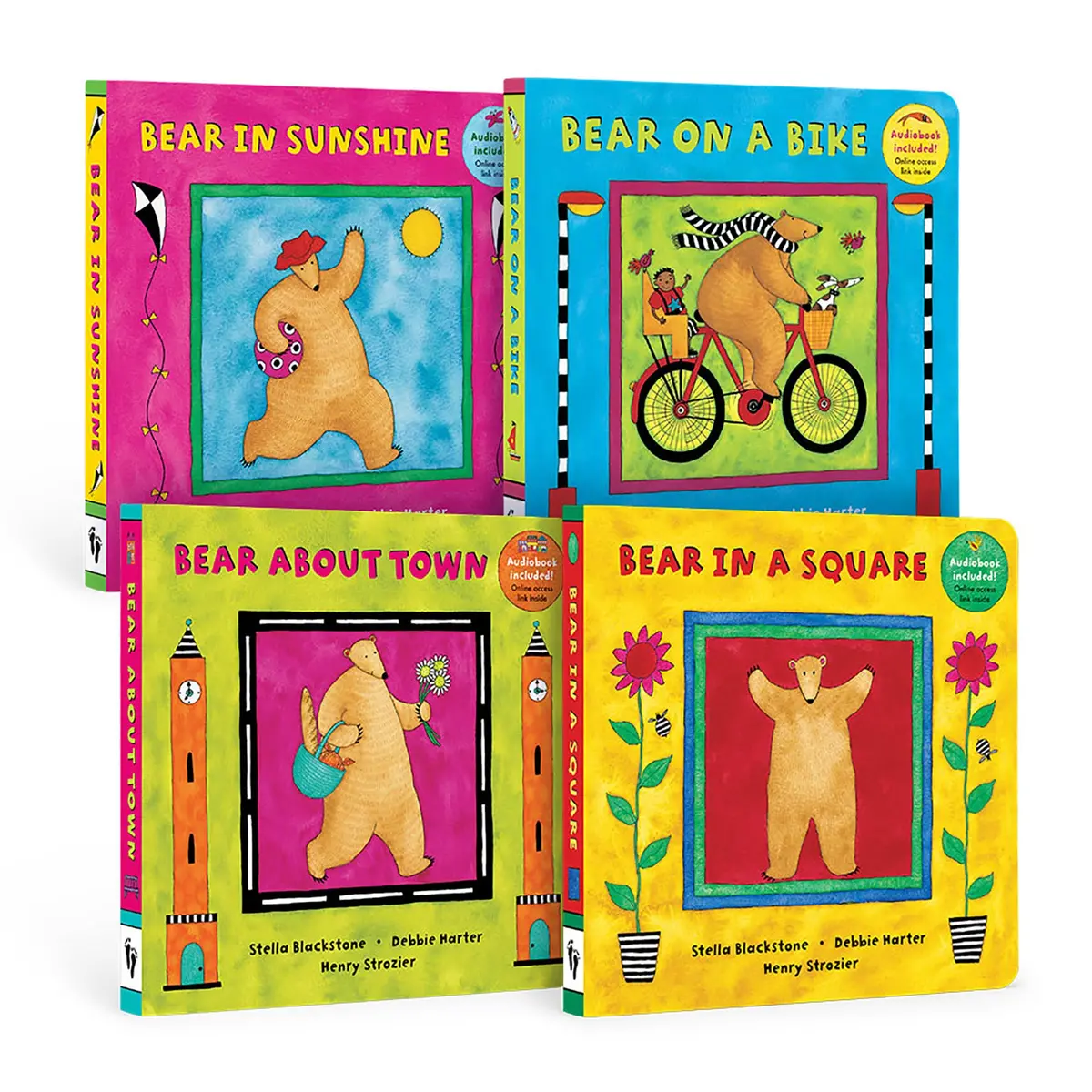 Barefoot Books Prek Bear Series Board Book Bundle - Set Of 4 1