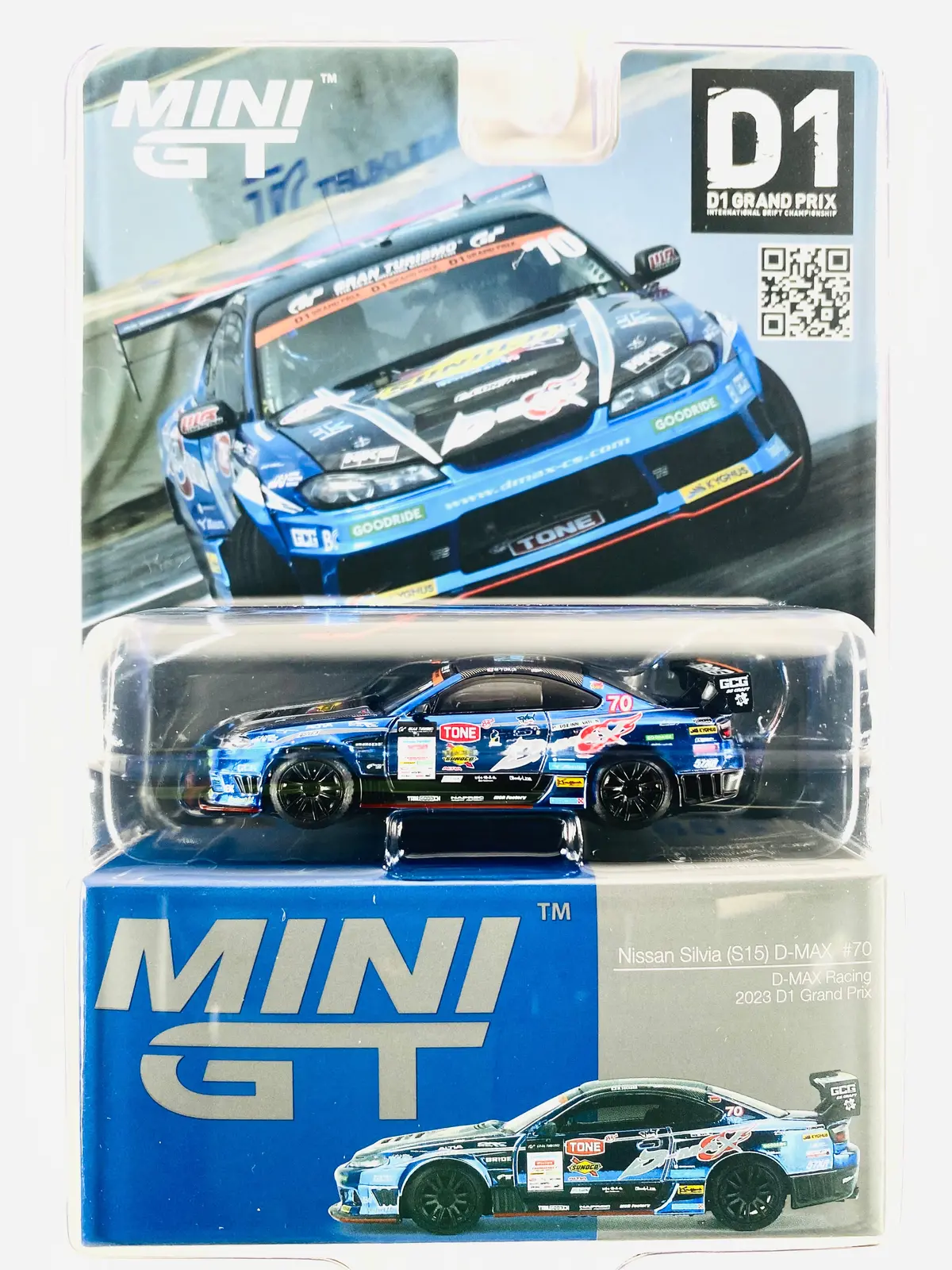 Mini Gt Mijo Exclusive Nissan Silvia S15 D-Max #70 D-Max Racing 2023 D1 Gp #855 1