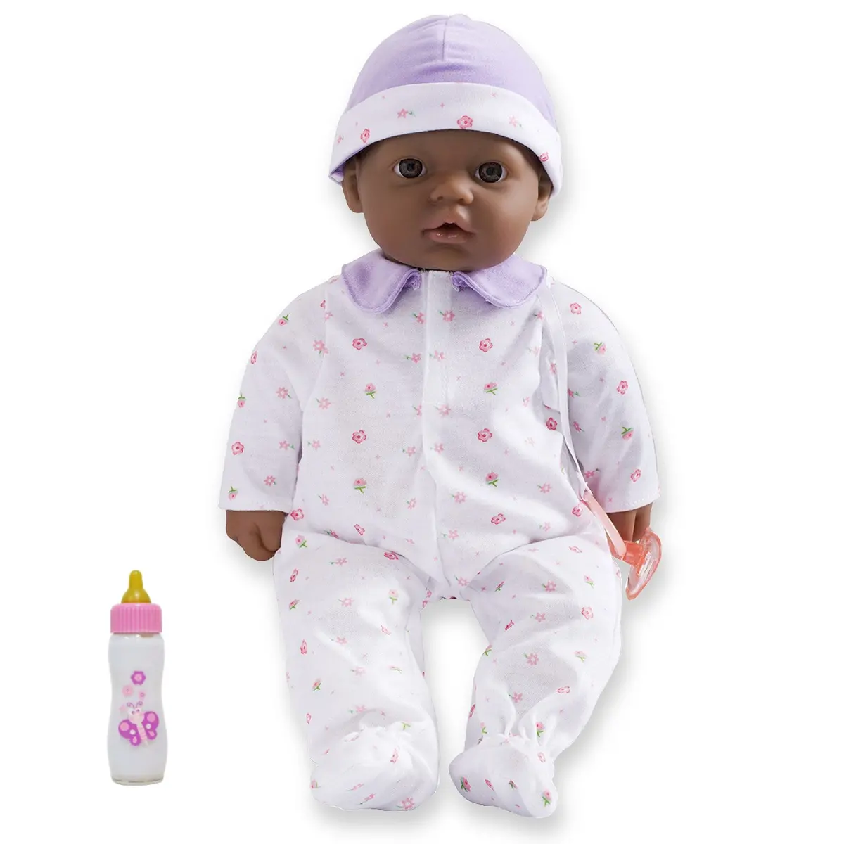 Jc Toys La Baby Soft 16-Inch Doll With Purple Sleeper And Pacifier 1