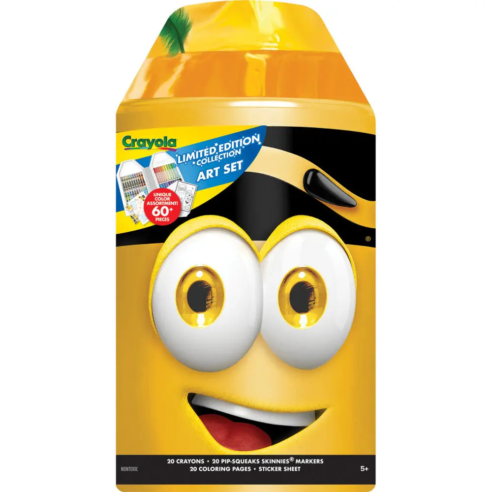 Crayola Yellow Limited Edition Art Case - Vibrant Creativity Kit 1