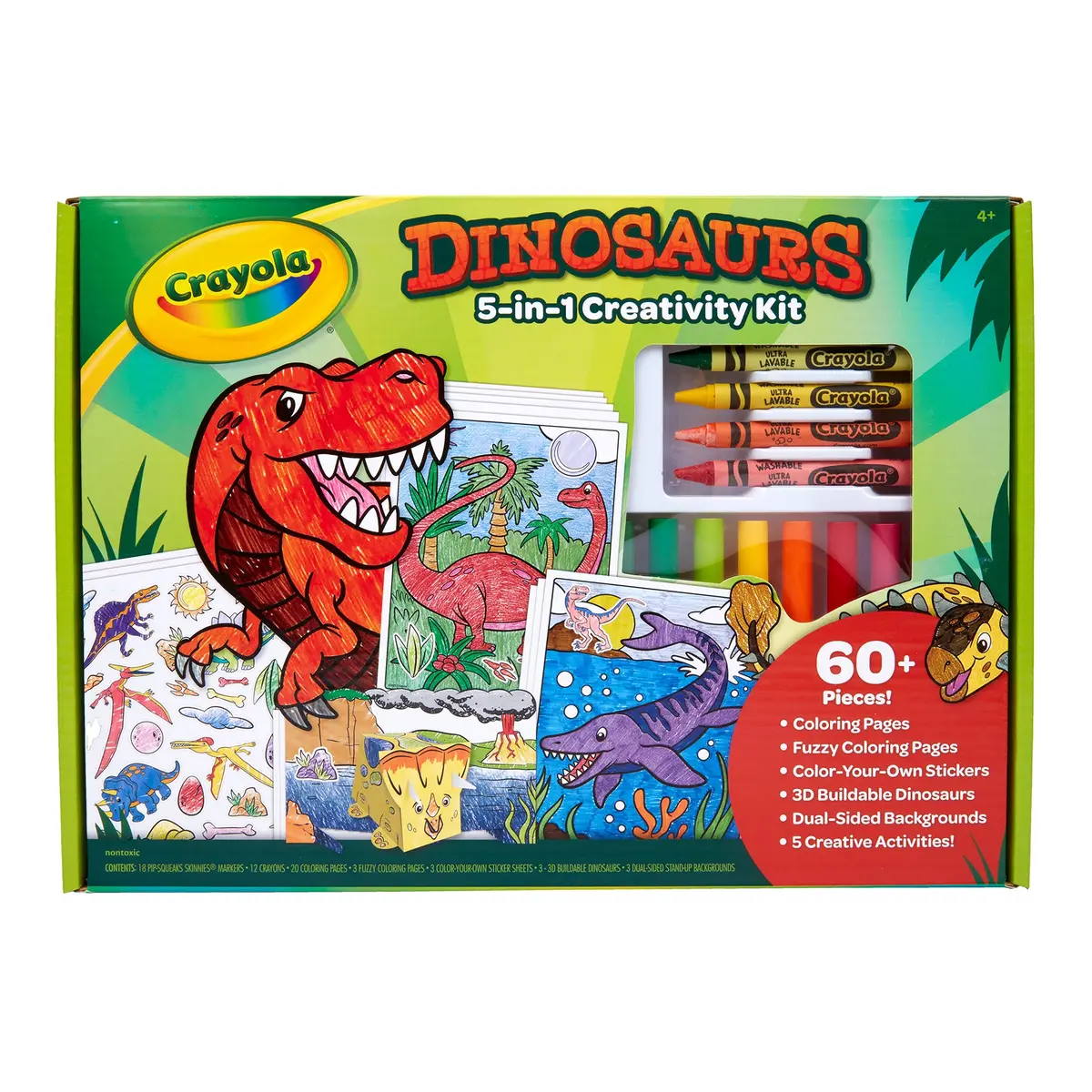 Crayola Dinosaur Adventure 5-In-1 Creativity Kit - Craft Set 1