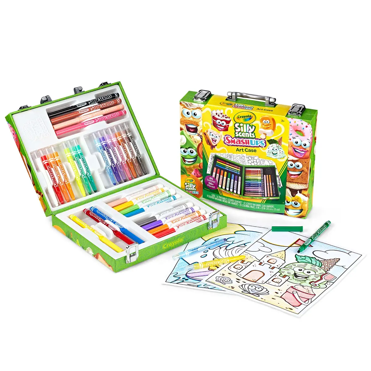 Crayola Silly Scents Mini Inspiration Art Case - Scented Markers & Crayons 1