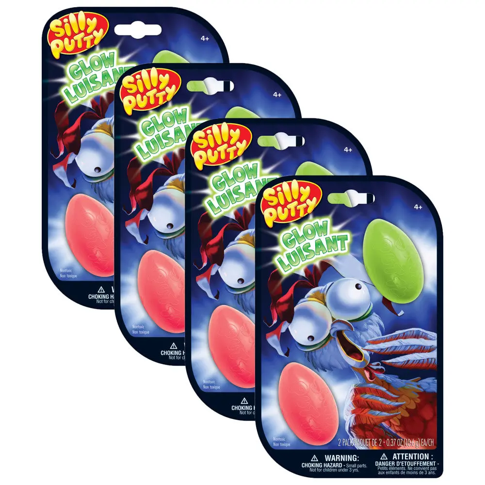 Crayola Silly Putty Glow Assorted Eggs - 8-Pack 1