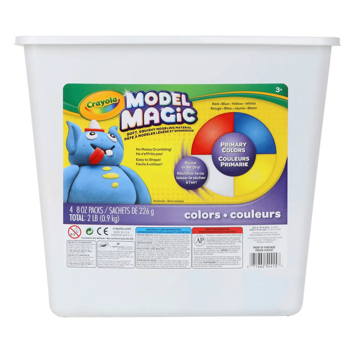 Crayola® Model Magic® Modeling Compound, Assorted Colors, 2 Lb. Tub 1