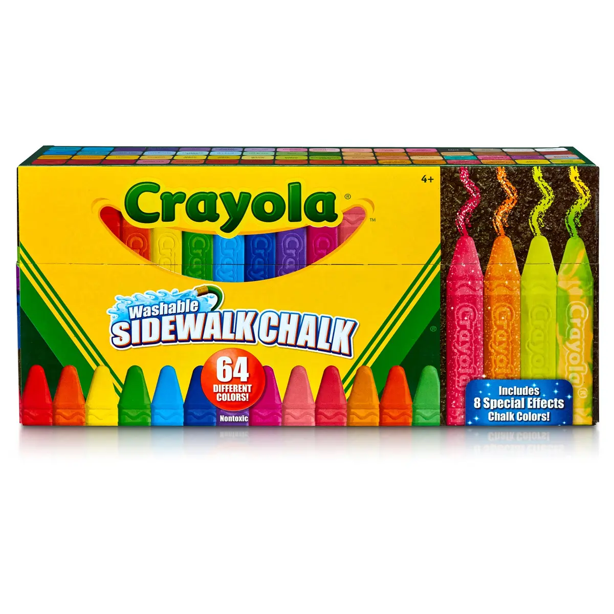 Crayola Ultimate Washable Sidewalk Chalk Set - Vibrant 64 Count 1