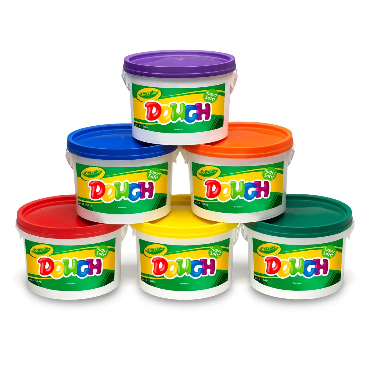 Crayola Super Soft Modeling Dough - Assorted Colors 6-Pack 1