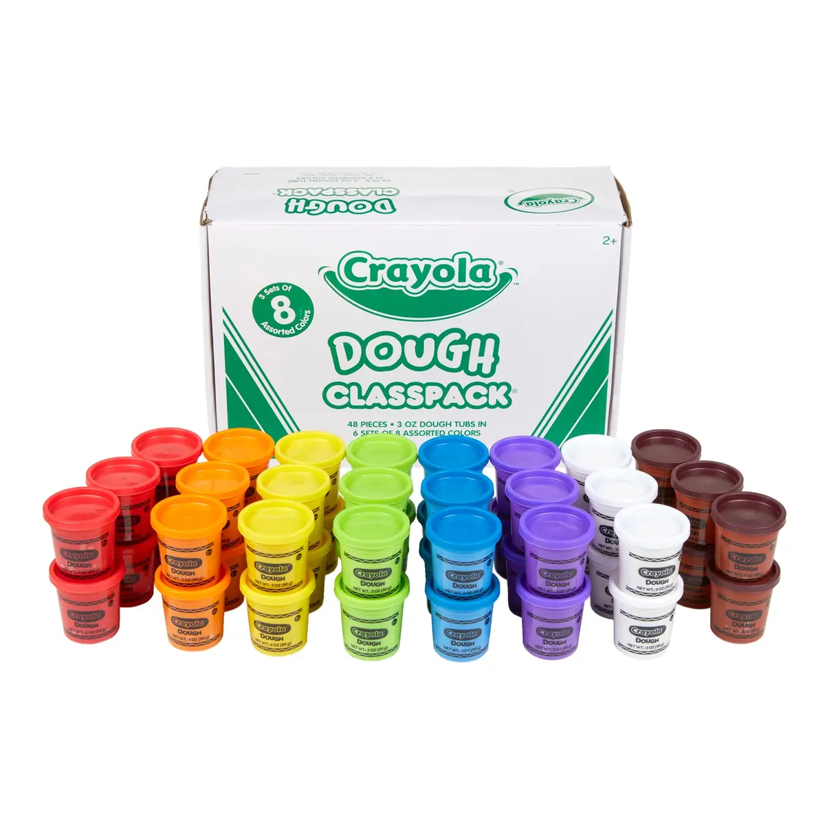 Crayola Dough Classpack - Assorted Colors, 3 Oz., 48 Count 1