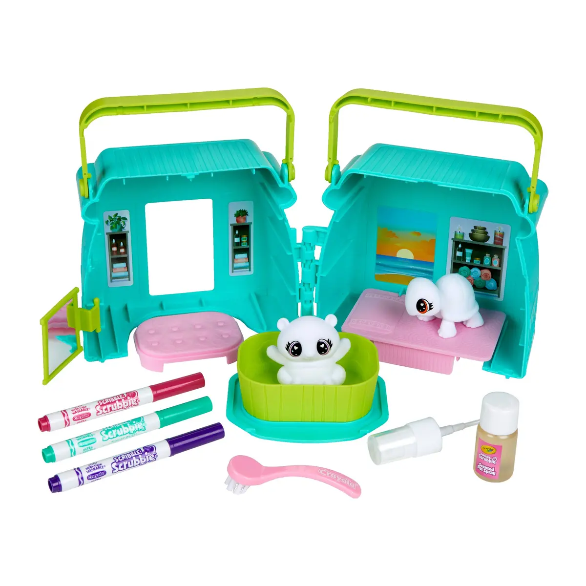 Crayola Scribble Scrubbie Pets Scented Spa Playset 1